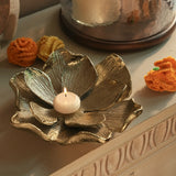 Twin petal candle holder