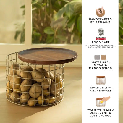 Twine Wire Basket (Taper)
