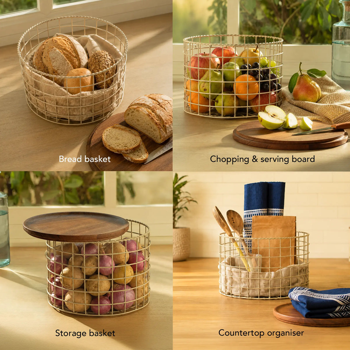 Twine Wire Basket (Taper)