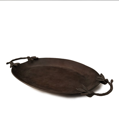 Metal Tray Burnished Copper