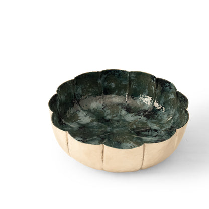 Inky Metal Fruit Bowl- Small