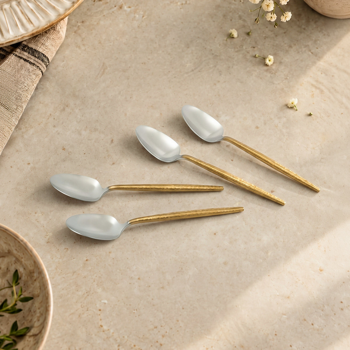 Ritual Two-Tone Matte Table Spoon Set of 4