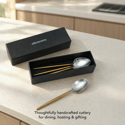 Ritual Two-Tone Matte Table Spoon Set of 4