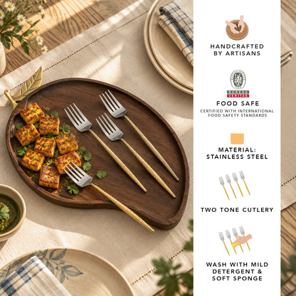 Ritual Two-Tone Matte Fork Set of 4