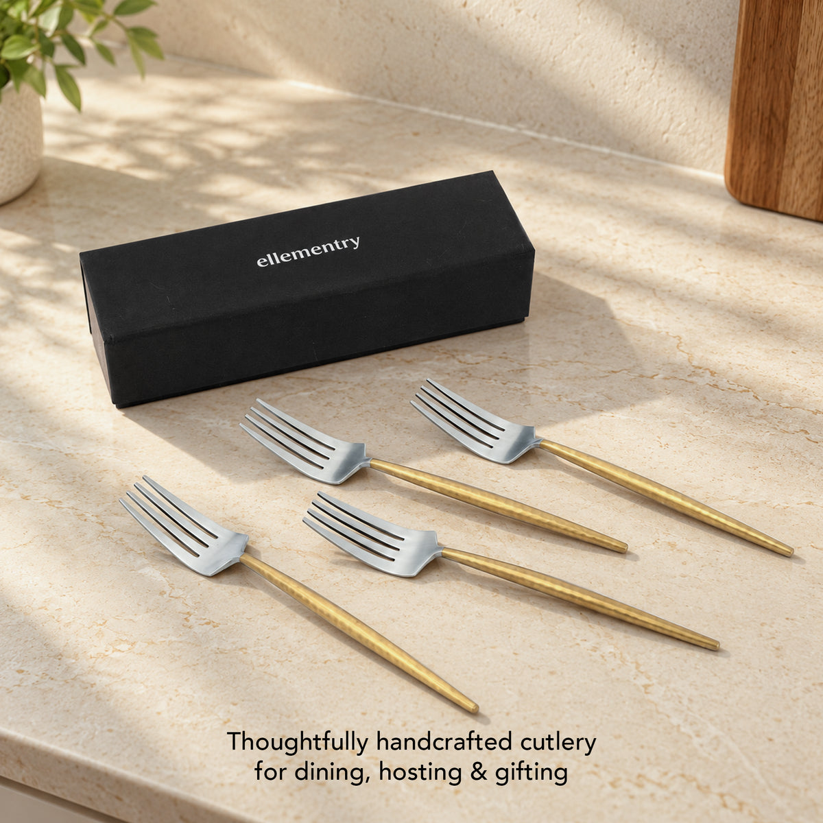 Ritual Two-Tone Matte Fork Set of 4