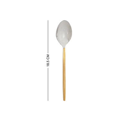 Sunlit Two-Tone Glossy Table Spoon Set of 4