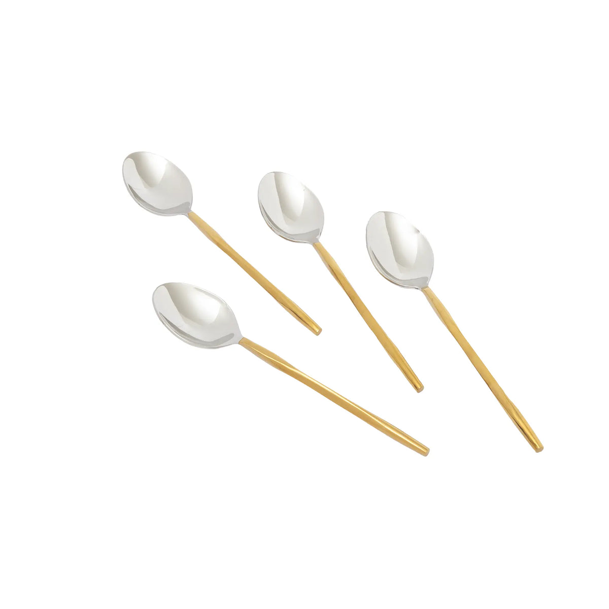 Sunlit Two-Tone Glossy Table Spoon Set of 4