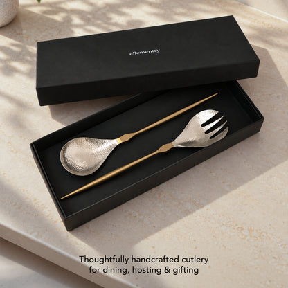 Ritual Two-Tone Matte Salad Server Set of 2