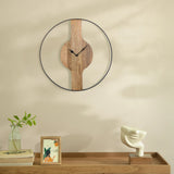 Classique Metal & Wooden Wall Clock