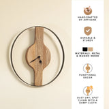Classique Metal & Wooden Wall Clock