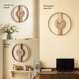 Classique Metal & Wooden Wall Clock