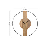 Classique Metal & Wooden Wall Clock