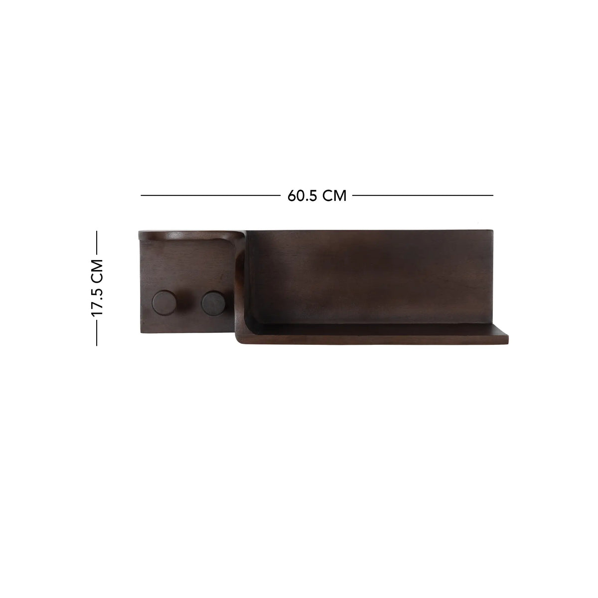 Duality Wooden Wall Shelf