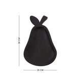 Pear Poetry Wooden Platter
