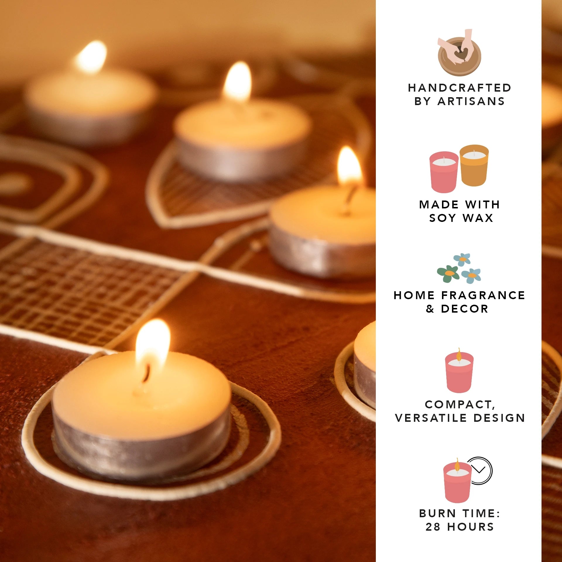 Constellation T-light Candle Set of 50