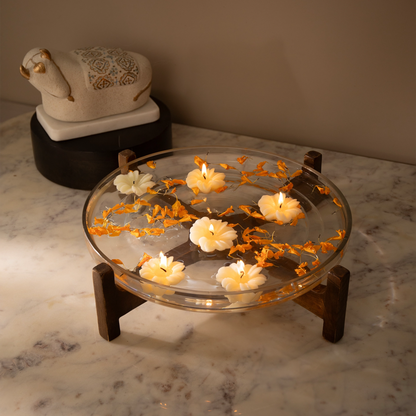 Florals Afloat Floating Candle Set of 6 - Magnolia Petal