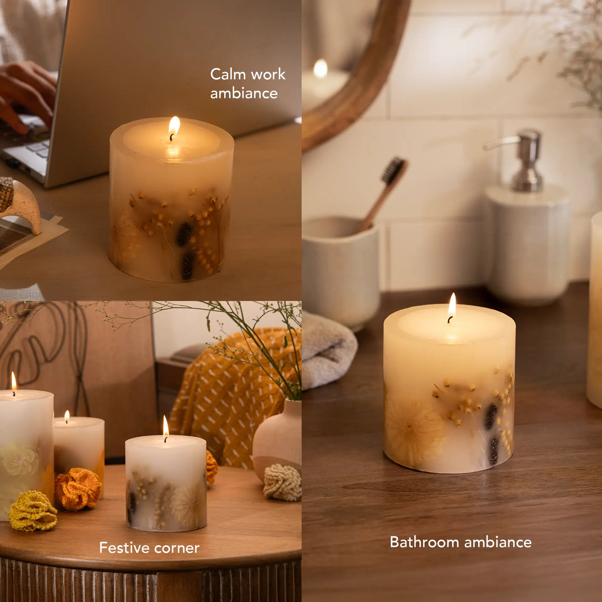 Winter Garden Botanical Candle - 4