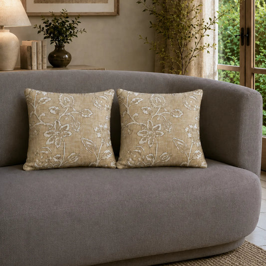 Melange floral cushion cover (small) Set of 2
