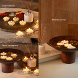 Between Breaths Floating Candles with Incence Sticks - French lavender