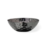 Black Hammered Metal Bowl- Large