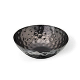 Black Hammered Metal Bowl- Large