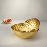 Gold Hammered Metal Bowl- Small