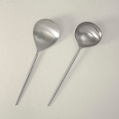 aura silver serving set of two