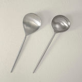 aura silver serving set of two