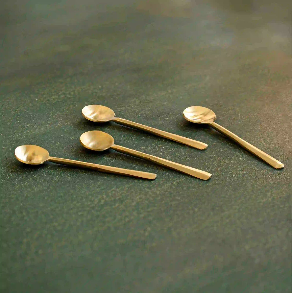 Desert Spoon S/4 Champagne Gold Matt Finish