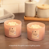 Peach Blush Daydream Jar Candle - French Lavender Set of 2