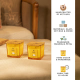 Magnolia Mornings Jar Candle - Magnolia Petal Set of 2