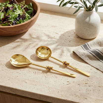 Tangle Gold Serving Set of 2