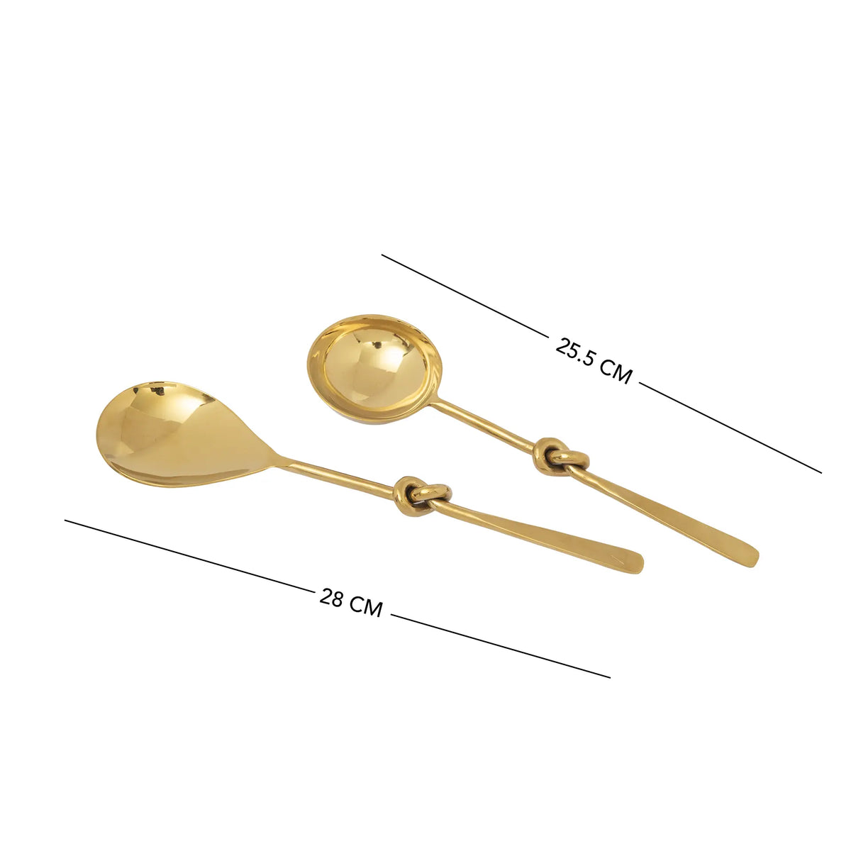 Tangle Gold Serving Set of 2