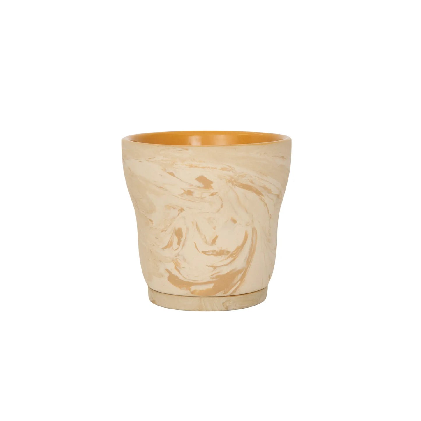 Amber Love Ceramic Planter - curved