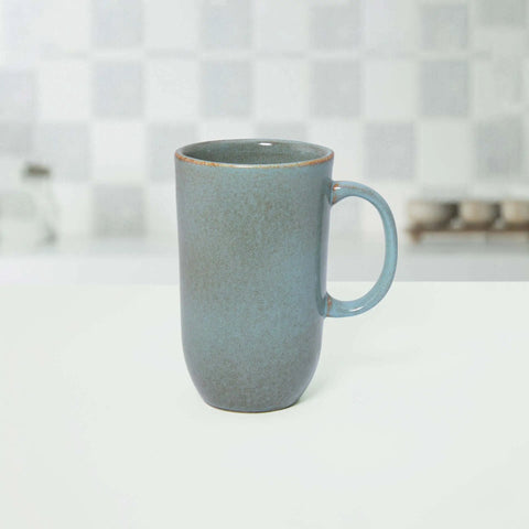 Aqua Rustic Ceramic Mug- Tall