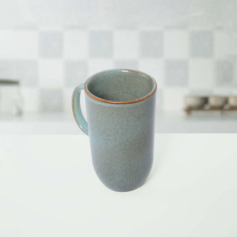 Aqua Rustic Ceramic Mug- Tall