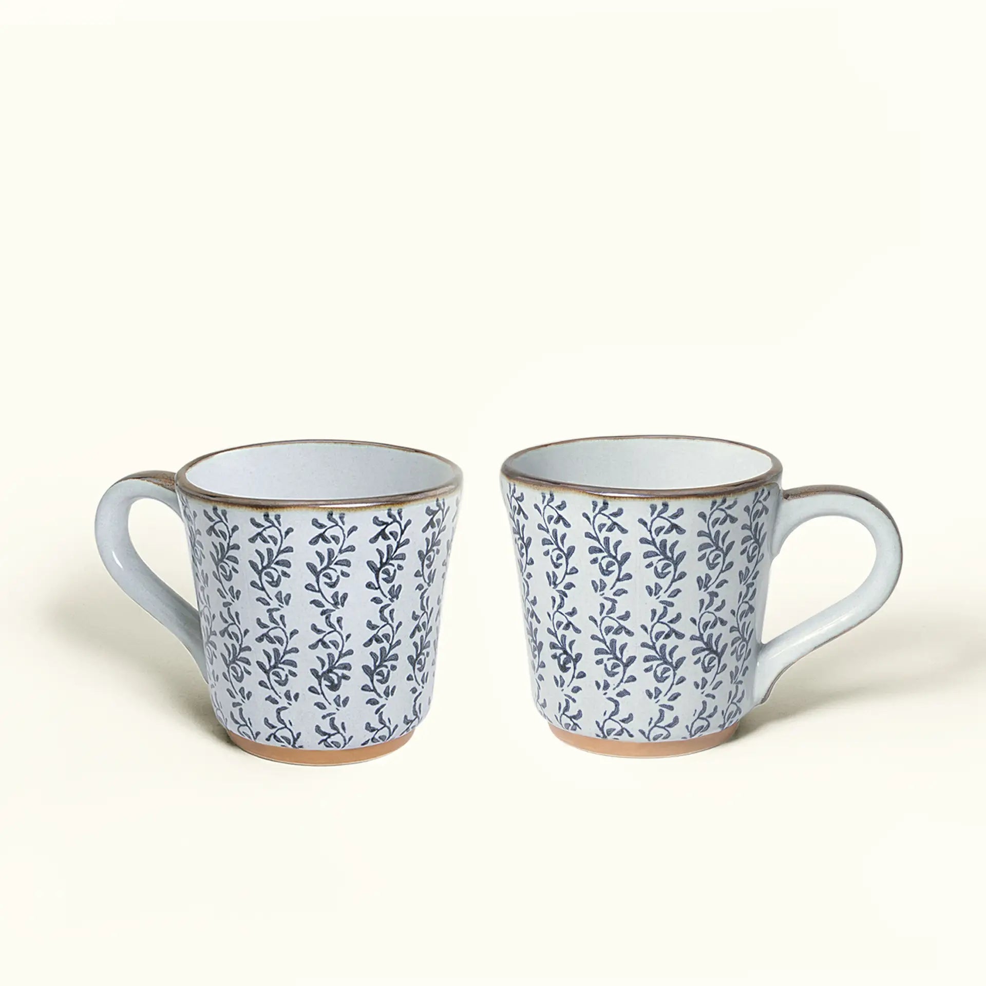 Ocean Hearts Ceramic Coffee Mug Set Of 2