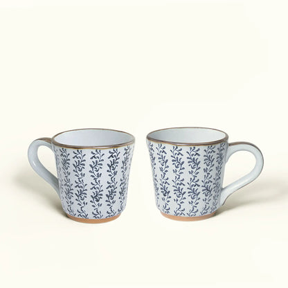Ocean Hearts Ceramic Coffee Mug Set Of 2