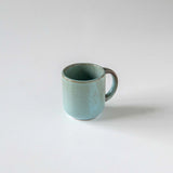 Aqua Rustic Ceramic Mug Small Aqua