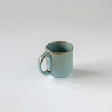 Aqua Rustic Ceramic Mug Small Aqua