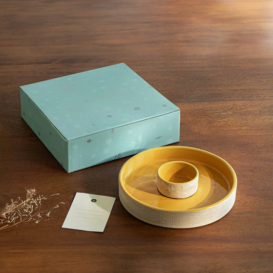 Amber Love Ceramic Chip-n-dip