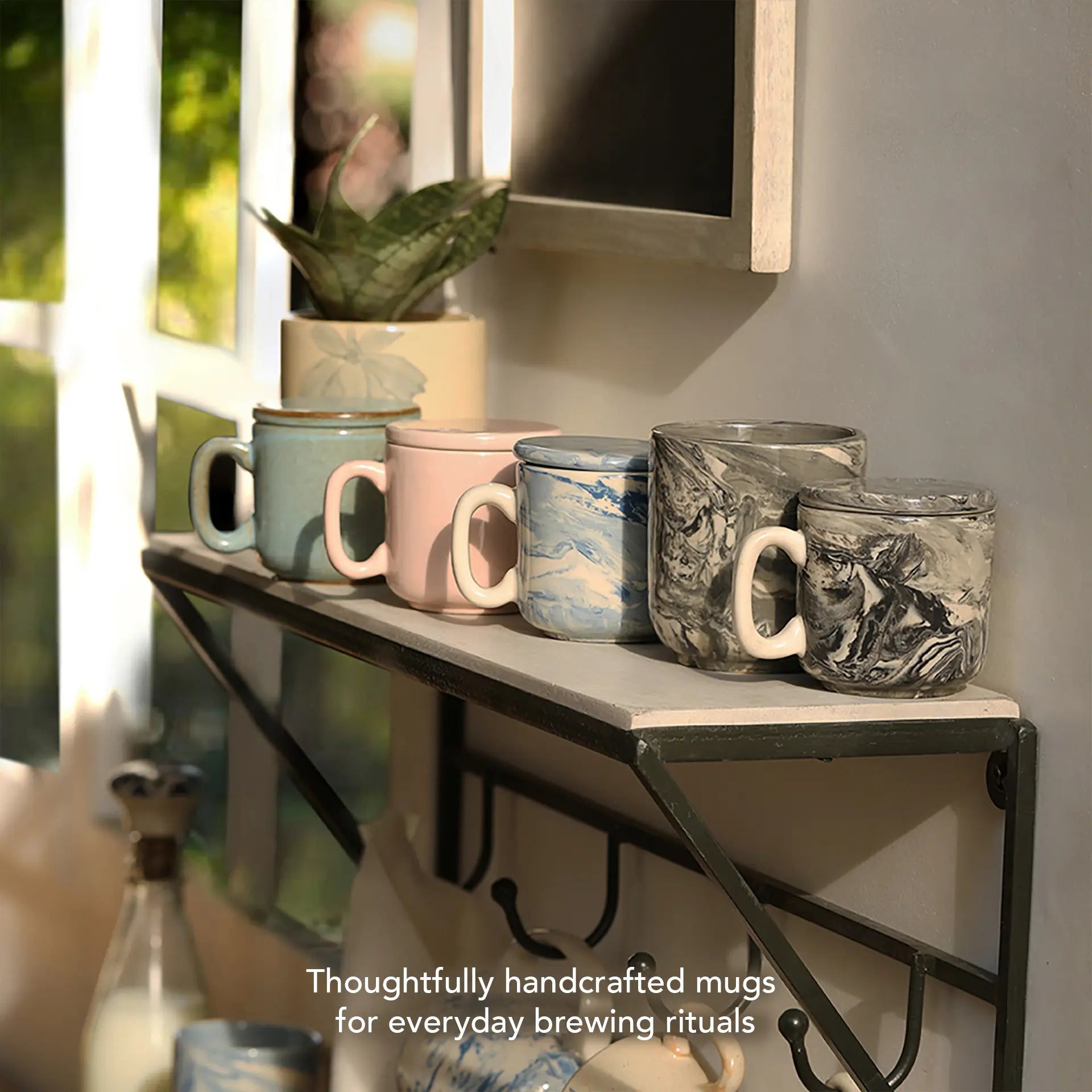 Carbon Ceramic Mug Set of Two
