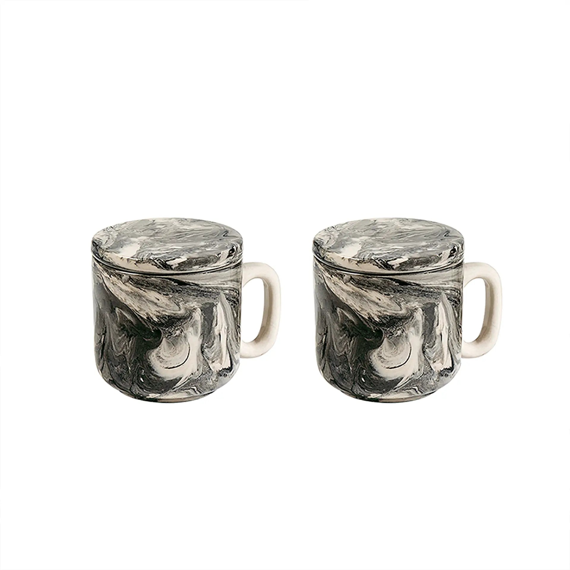 Carbon Ceramic Mug Set of Two