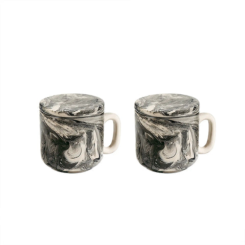 Carbon Ceramic Mug Set of Two