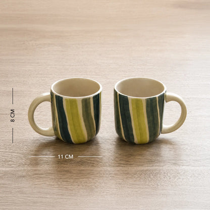 Olive Coffee Mug Set of 2