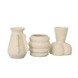 Bud blooms mini ceramic vase set of 3