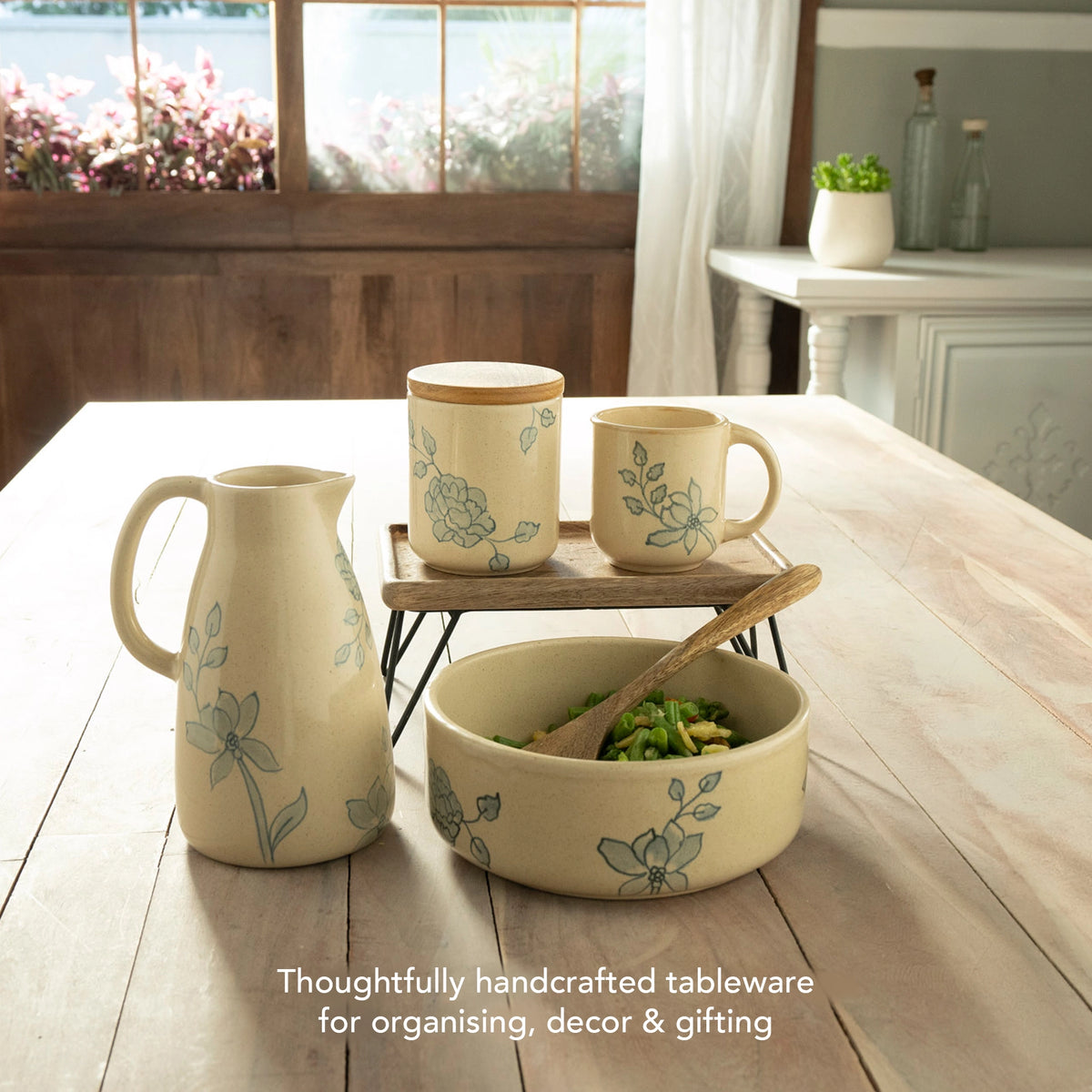 Fiore Ceramic Jar - Small
