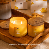 Golden Hour Jar Candle- Magnolia Petal Set of 2