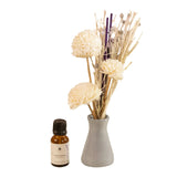 breathe & bloom vase & diffuser set - french lavender