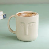 Moai ceramic coffee mug